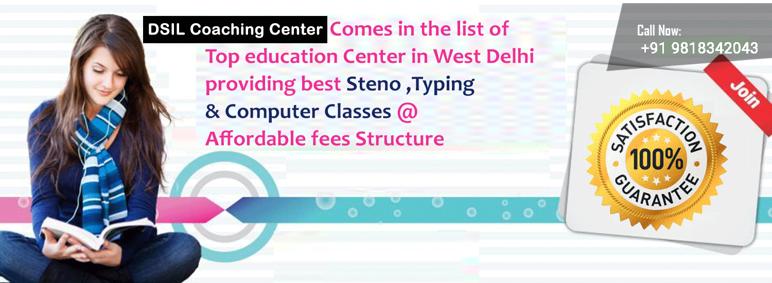 steno typing institute in delhi